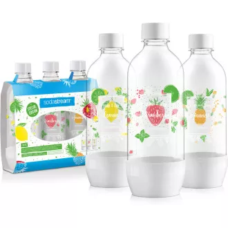 Sticlă JET 3 x 1l SODĂ ALB (LE FRUIT). Sticlă JET 3 x 1l SODĂ ALB (LE FRUIT).