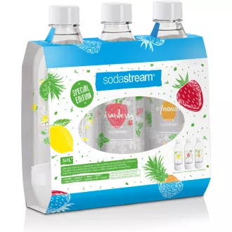 Sticlă JET 3 x 1l SODĂ ALB (LE FRUIT). Sticlă JET 3 x 1l SODĂ ALB (LE FRUIT).