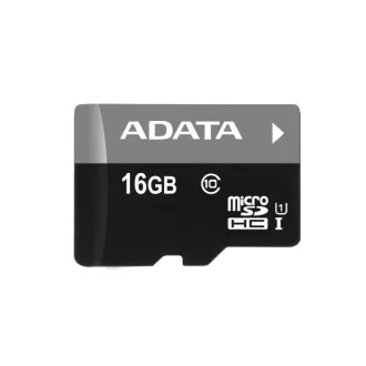 Card ADATA MicroSDHC 16GB UHS-I Clasa 10 + adaptor SD, Premier