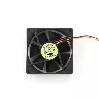 Ventilator de cabinet GEMBIRD 80x80 cu rulmenți cu bile