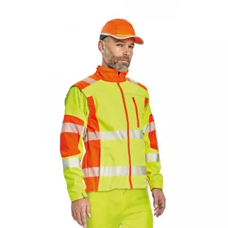 LATTON softsh. geaca HV galben/portocaliu. M LATTON softsh. geaca HV galben/portocaliu. M