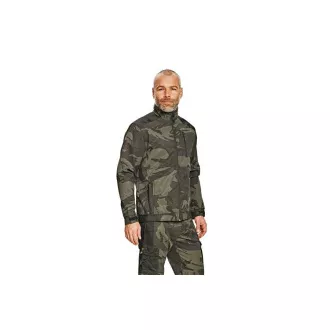 CRAMBE softsh.Jachetă gri camuflaj M