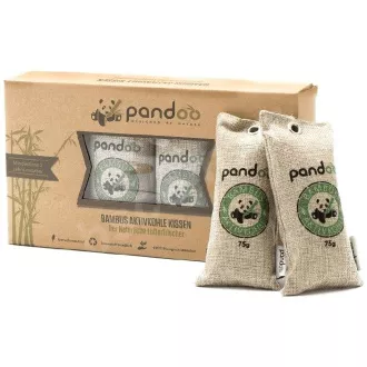 Pandoo Purificator de aer din bambus natural cu cărbune activ 4x 75 g