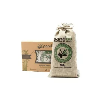 Pandoo Purificator de aer din bambus natural cu carbon activ 1x 500 g