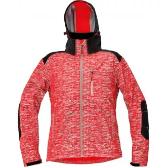 Softshell roșu cu imprimeu KNOXFIELD M