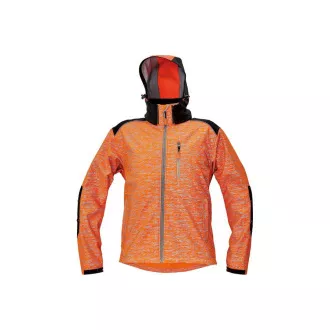 Softshell cu imprimeu KNOXFIELD portocaliu XS