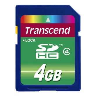 Card SDHC TRANSCEND 4GB clasa 4