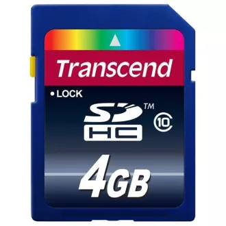 Card SDHC TRANSCEND 4GB Premium, clasa 10