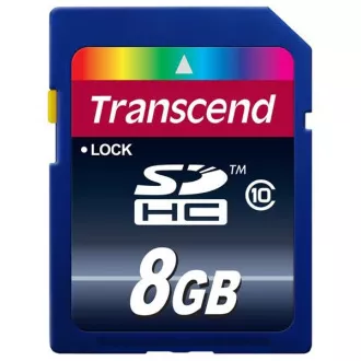 Card SDHC TRANSCEND 8GB Premium, clasa 10
