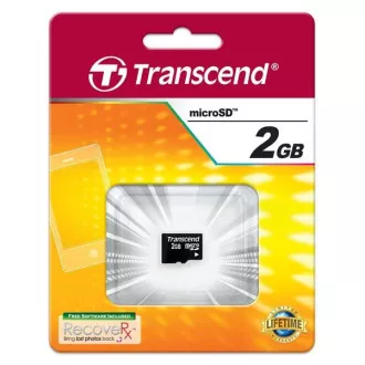 Card MicroSD TRANSCEND 2GB, fără adaptor