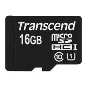 Card MicroSDHC TRANSCEND 16GB Premium, Clasa 10 UHS-I 300x, fără adaptor