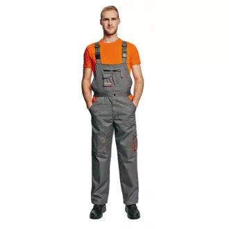 Pantaloni DESMAN lacl gri / portocaliu 50