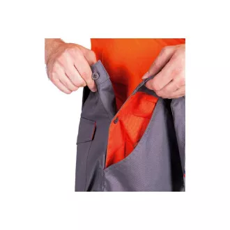 Pantaloni DESMAN lacl gri / portocaliu 50