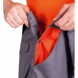 Pantaloni DESMAN lacl gri / portocaliu 54