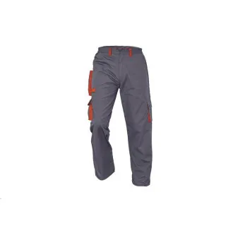 Pantaloni DESMAN cu talie gri / portocaliu 48 Pantaloni DESMAN cu talie gri / portocaliu 48