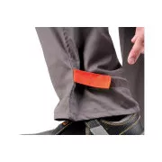 Pantaloni DESMAN cu talie gri / portocaliu 62
