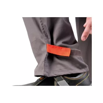 Pantaloni DESMAN cu talie gri / portocaliu 64