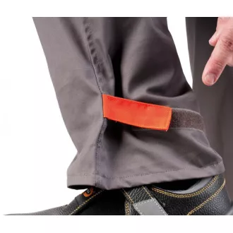 Pantaloni DESMAN cu talie gri / portocaliu 64