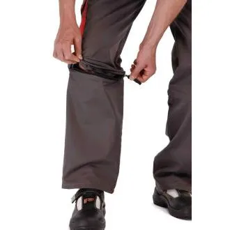 Pantaloni DESMAN 2in1 gri / portocaliu 56