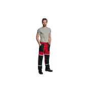 Pantaloni cu talie TAYRA roșii 54