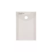Plicul plicului A7 cu imprimeu PP Opaline este transparent