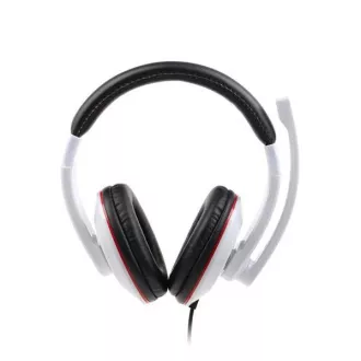 Căști GEMBIRD cu microfon MHS-001GW, alb lucios