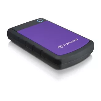 HDD extern TRANSCEND USB 3.1 StoreJet 25H3P, 2TB, violet (rezistent la șocuri)