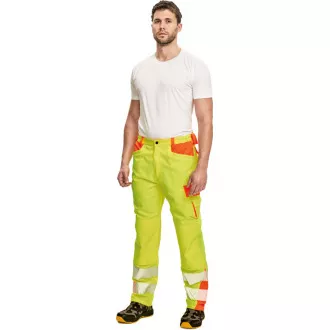 Pantaloni LATTON galben / portocaliu 46 Pantaloni LATTON galben / portocaliu 46