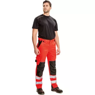 Pantaloni KNOXFIELD HV FL290 roșii 62