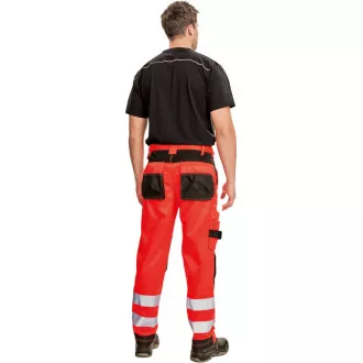 Pantaloni KNOXFIELD HV FL290 roșii 64