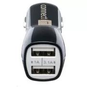CONNECT IT USB PREMIUM încărcător auto universal (2x USB 3, 1A și 1A., Adaptor auto CL)