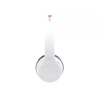 Căști GEMBIRD cu microfon Berlin, Bluetooth, alb Căști GEMBIRD cu microfon Berlin, Bluetooth, alb