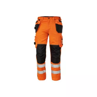 Pantaloni KNOXFIELD HV FL310 galben / portocaliu 48