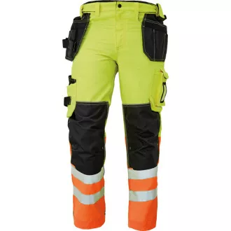 Pantaloni KNOXFIELD HV FL310 galben / portocaliu 62 Pantaloni KNOXFIELD HV FL310 galben / portocaliu 62