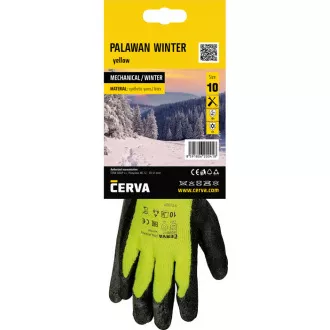 Mănuși PALAWAN WINTER blister galben 10