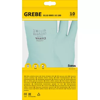 GREBE GREEN mănuși nitril verde. 33 cm 7