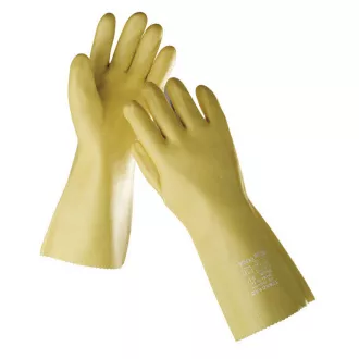 Mănuși STANDARD 35 cm înmuiat. în PVC galben - 10
