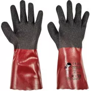Mănuși CHERRUG FH P negru / roșu 10