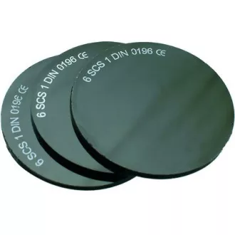 Sticla pentru ochelari de sudura, diametru 50 mm, inchisa nr. 5