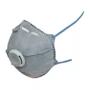 Semi-mască cu filtru CXS SPIRO P2, modelată cu supapă și cărbune activ