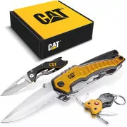 Set cadou multifuncțional Caterpillar, 2 cuțite și breloc CT240125