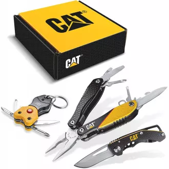 Set cadou multifuncțional Caterpillar, cuțit, clește și breloc CT240192
