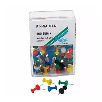 Ace pentru tablă și avizier, 100 buc Ace pentru tablă și avizier, 100 buc