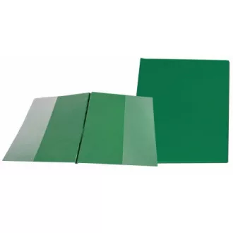Dosar A4 cu buzunar lateral verde Dosar A4 cu buzunar lateral verde