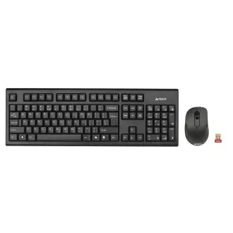 Set wireless A4tech 7100N tastatură + wireless Mouse optic V-Track, CZ/US, USB Set wireless A4tech 7100N tastatură + wireless Mouse optic V-Track, CZ/US, USB