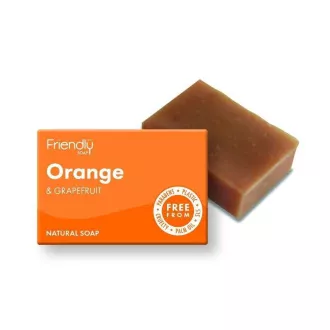 Săpun prietenos Săpun natural de portocale și grapefruit 95 g Săpun prietenos Săpun natural de portocale și grapefruit 95 g