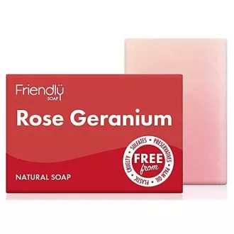 Săpun prietenos Săpun natural de geraniu 95 g Săpun prietenos Săpun natural de geraniu 95 g