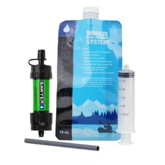 SAWYER Filtru de călătorie pentru apă MINI Filter GREEN