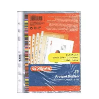 Coperta A5 "U" eurobalama PP 50mic neted transparent 25buc
