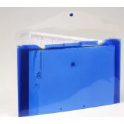 Organizator A4 cu imprimeu pentru documente cu 3 compartimente Electra albastru inchis